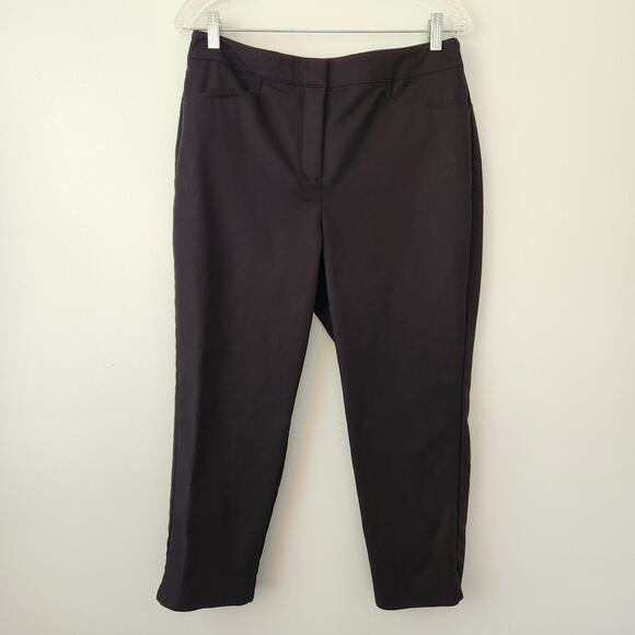 Fabulously Slimming by Chico's Pants Women's 1.5 Black Dress Minimalist Workwear - Picture 1 of 15